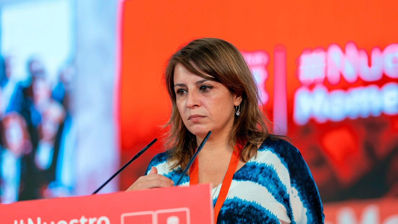La vicesecretaria general del PSOE, Adriana Lastra