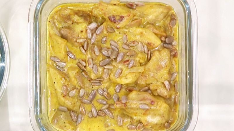 Receta de pollo al curry de Miki Nadal