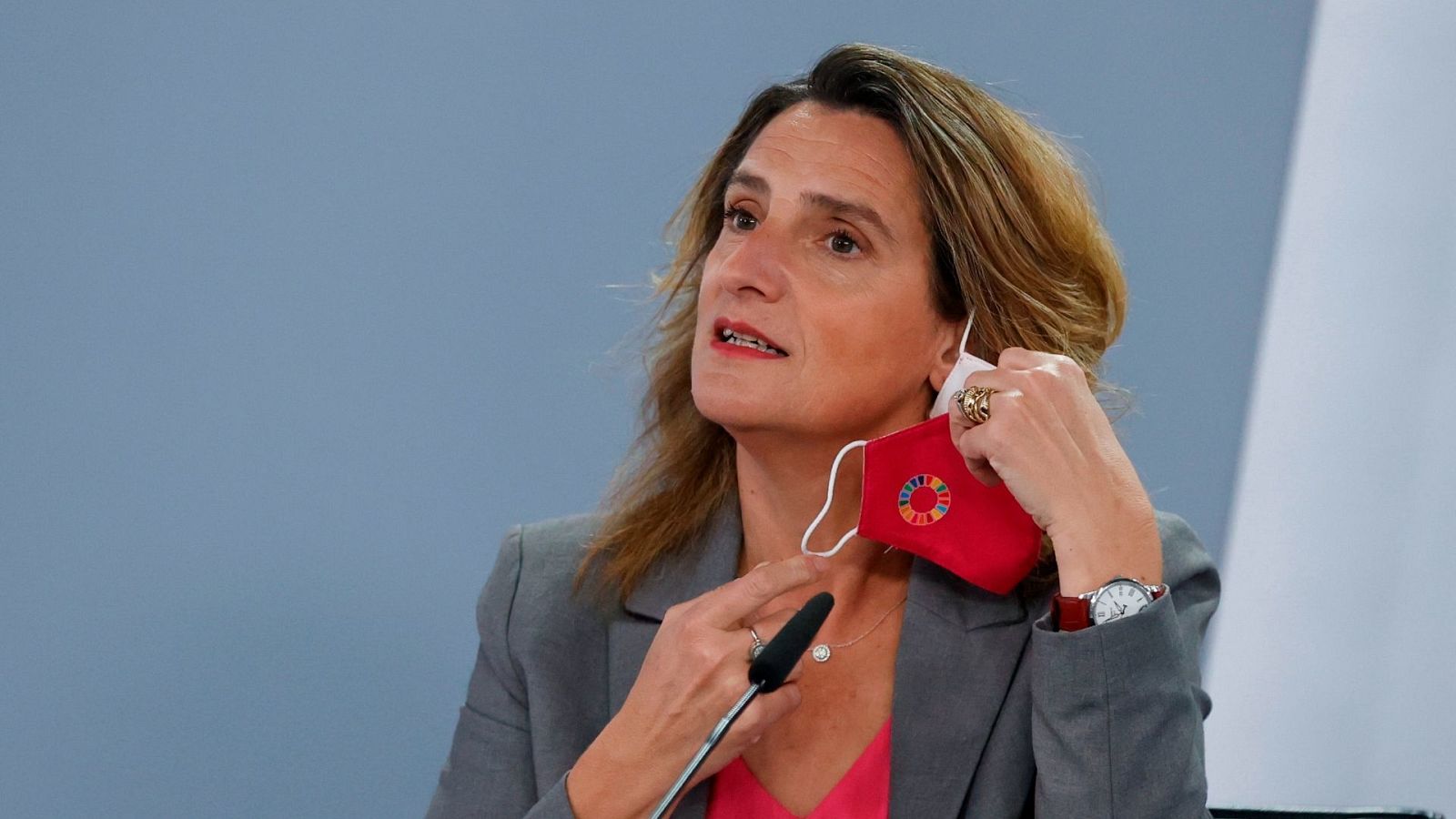 La vicepresidenta tercera y ministra para la Transición Ecológica y el Reto Demográfico, Teresa Ribera