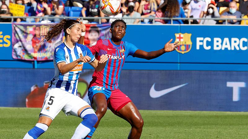 El Bara aplasta a la Real y abre ya una brecha en la Liga