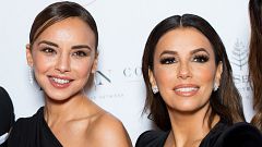 Chenoa y Eva Longoria, conjuntadas de negro y de fiesta en París