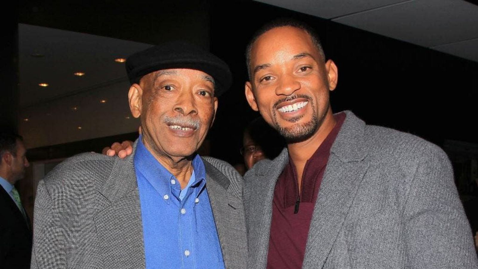 Will Smith posa junto a su padre, William Carroll Smith