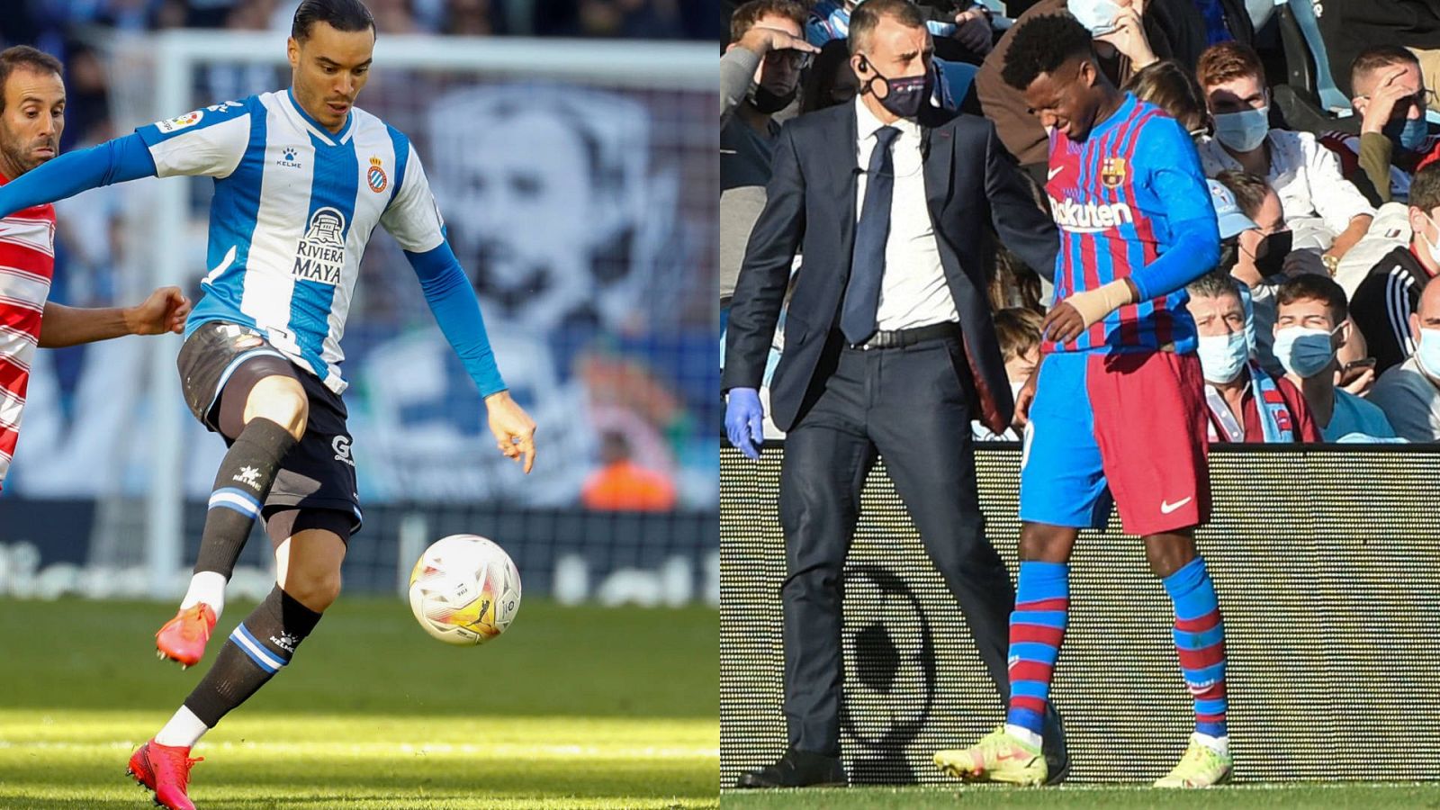 Raúl de Tomás y Ansu Fati