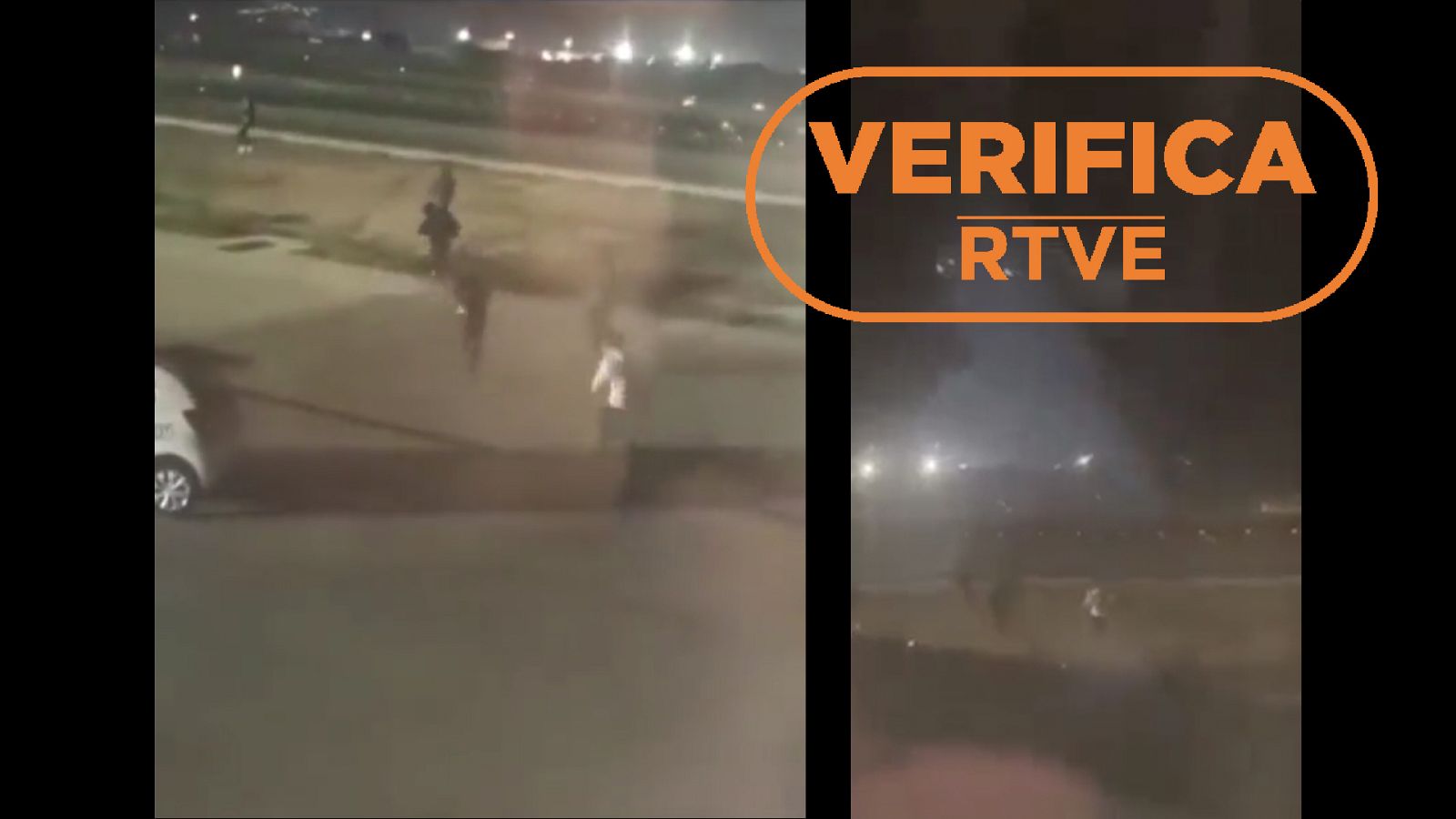 Hemos comprobado dos vídeos publicados en redes sociales sobre la escapada de pasajeros del avión de Mallorca