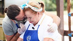 Carmina revienta en la prueba de exteriores de MasterChef: Forqué la hace llorar