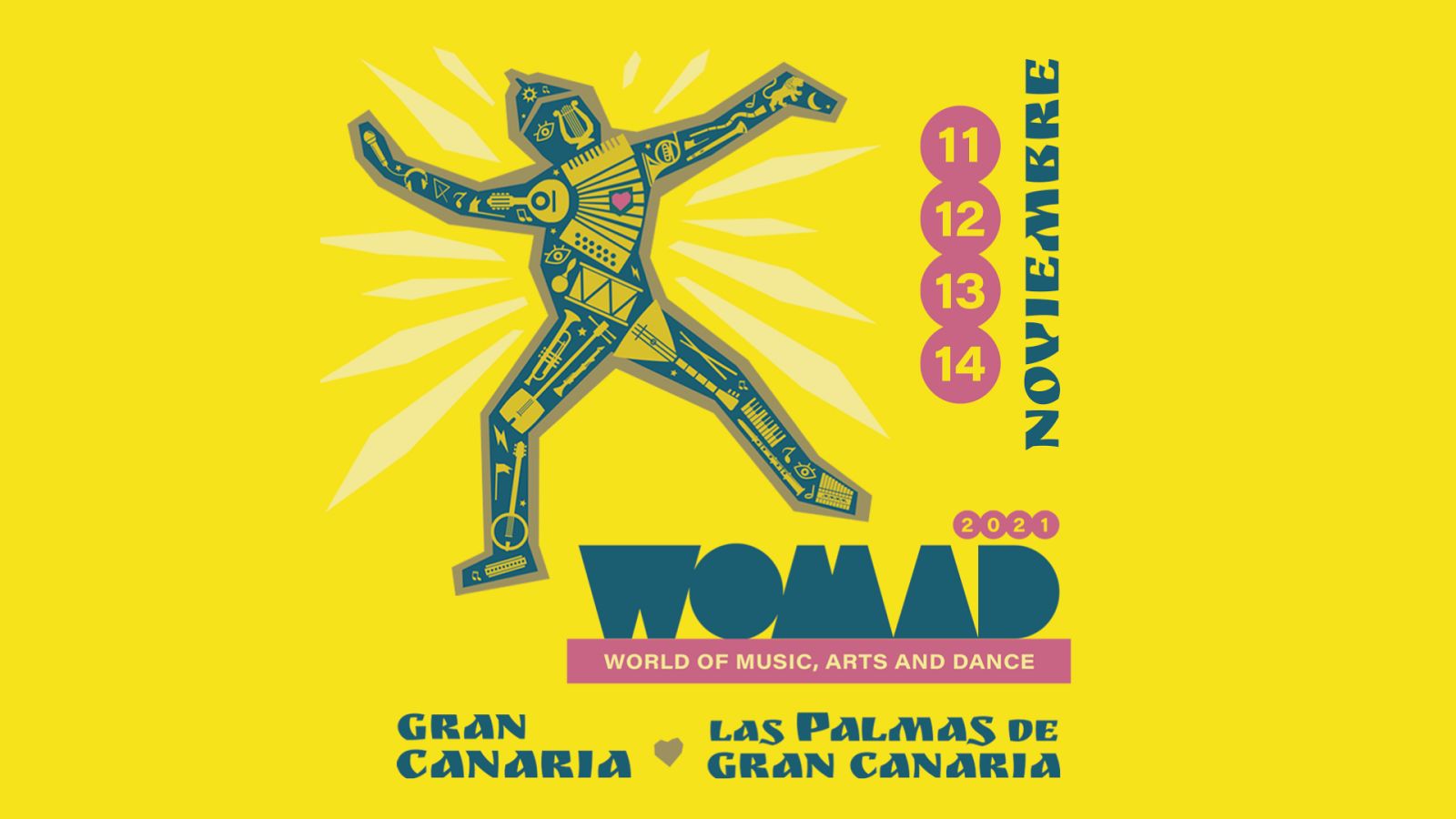 WOMAD 2021 se celebra en Las Palmas del 11 al 14 de noviembre