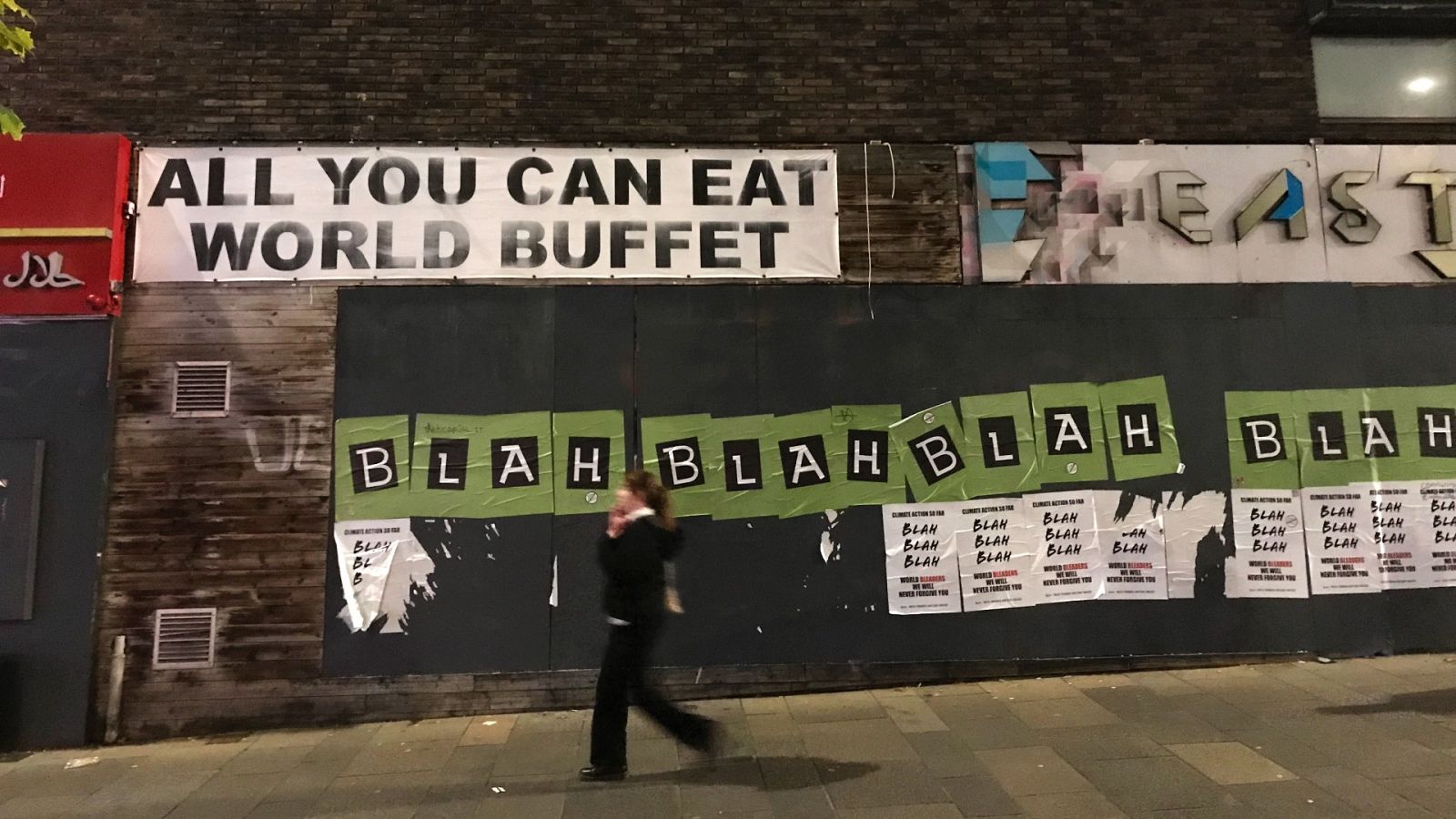 El "bla bla bla" de Greta Thunberg se ha convertido en el lema no oficial de la contracumbre