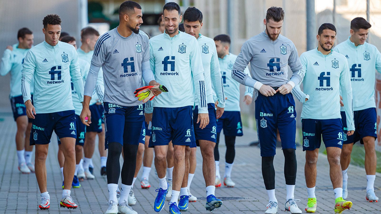 Concentración de la selección española de fútbol