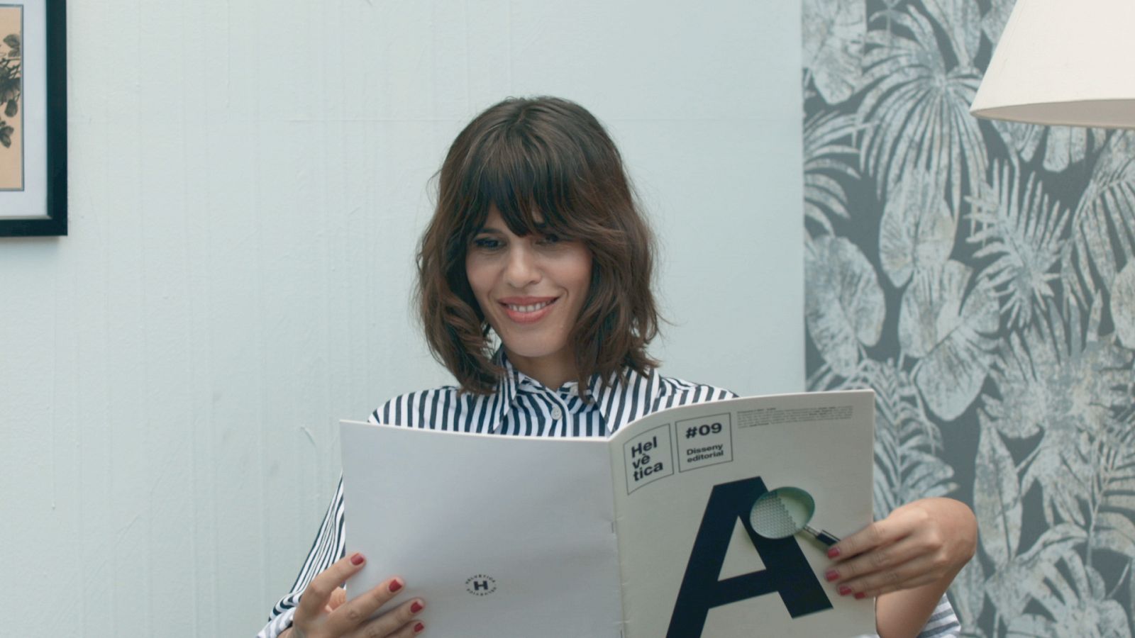 Flora Saura durant el rodatge del primer capítol de la 2a temporada