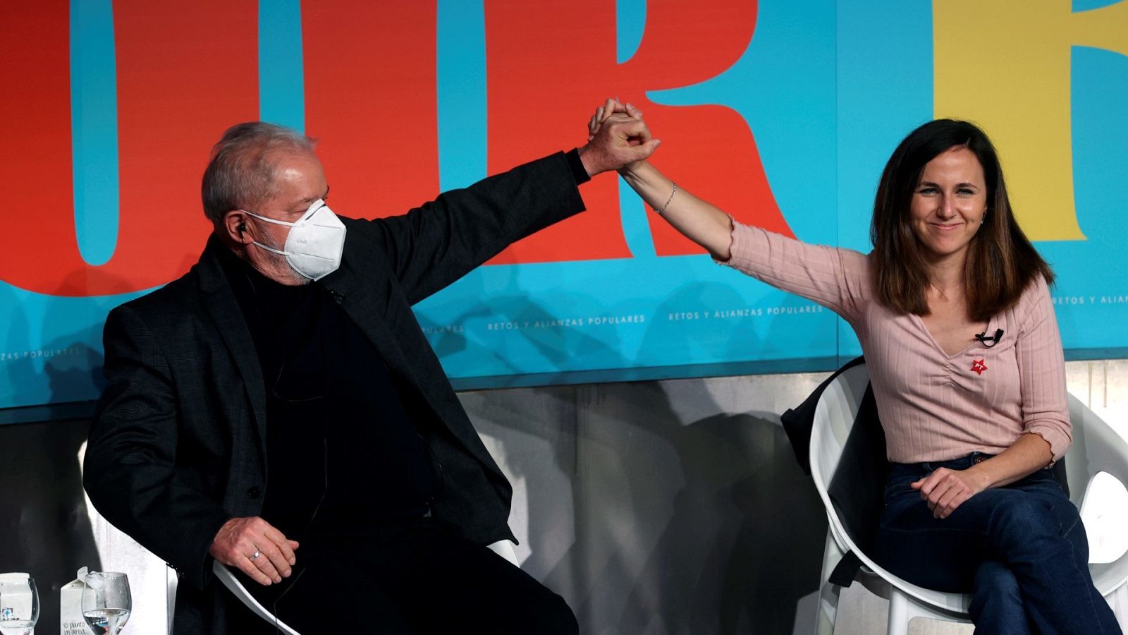 Lula da Silva junto a Ione Belarra