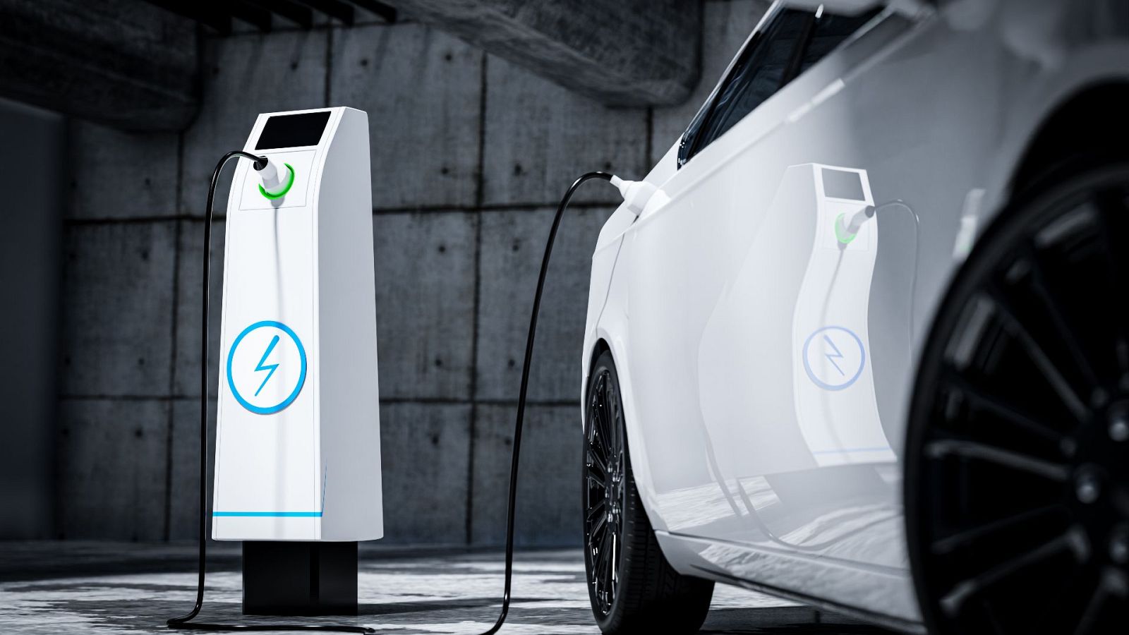 Punto de recarga de coche eléctrico