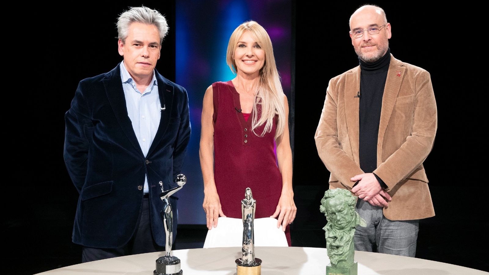 Cayetana Guillen Cuervo con Salvador Simó y Manuel Cristóbal