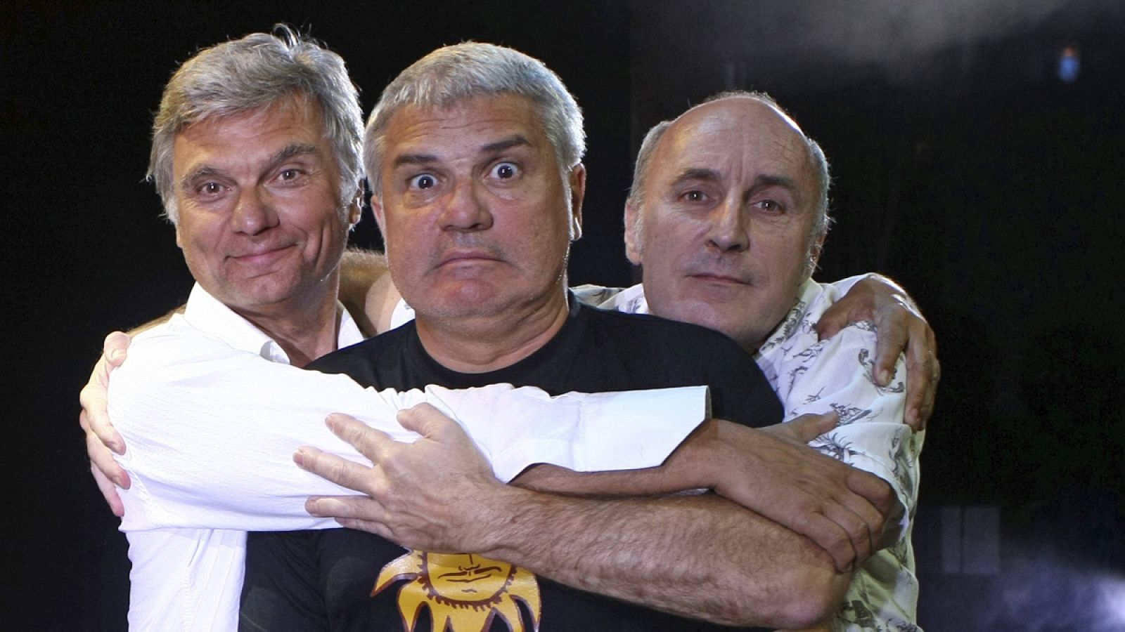 La compañía Tricicle formada por Carles Sans, Joan García y Paco Mir