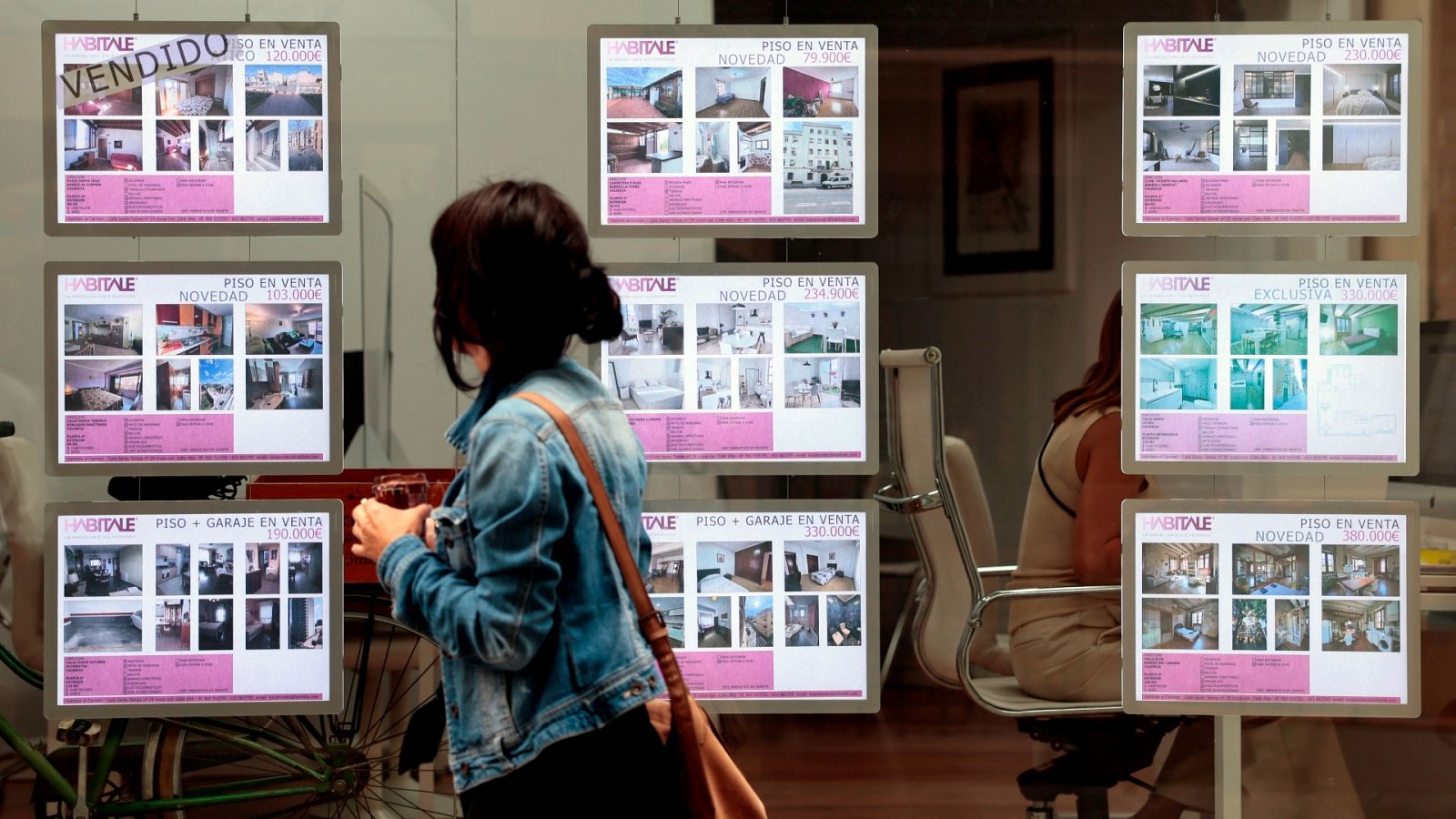 Una inmobiliaria en Valencia