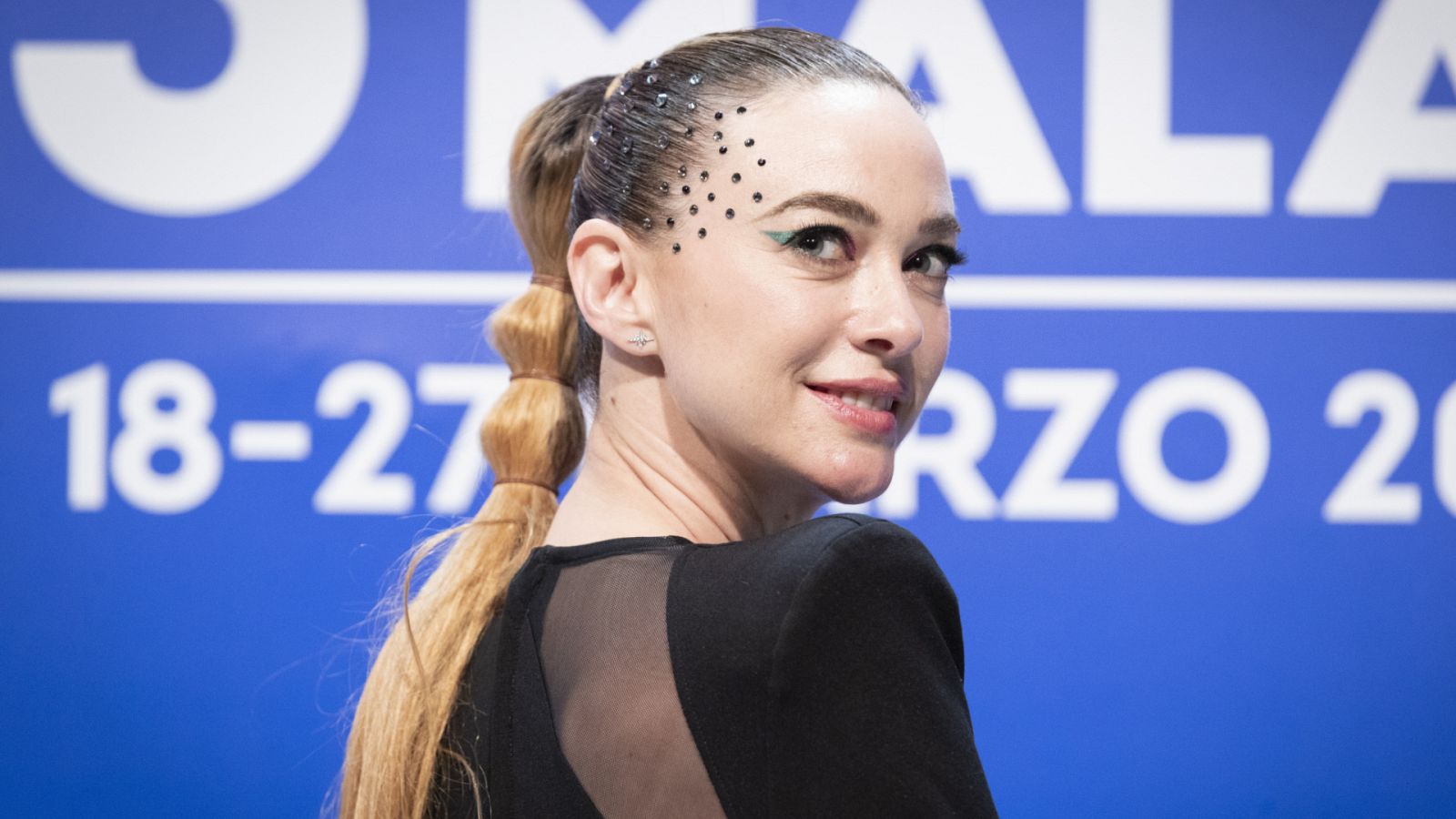 La actriz Marta Hazas en el Festival de Málaga