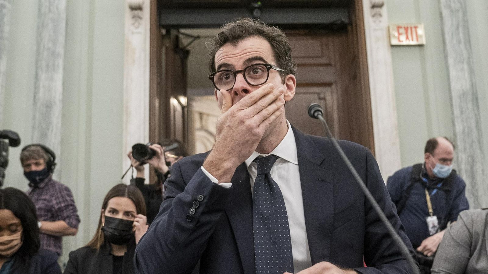 Adam Mosseri, jefe de Instagram durante su declaración ante el Senado