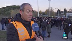 Els treballadors de Brians 2 es concentren per reclamar més seguretat