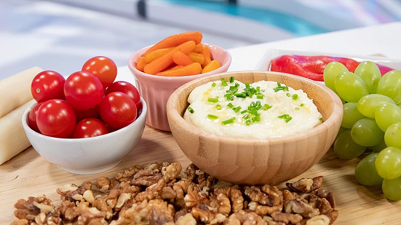 Brandada de bacalao y crudités