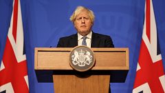 Semana negra para Boris Johnson: su popularidad se hunde tras los escándalos de las fiestas en Downing Street