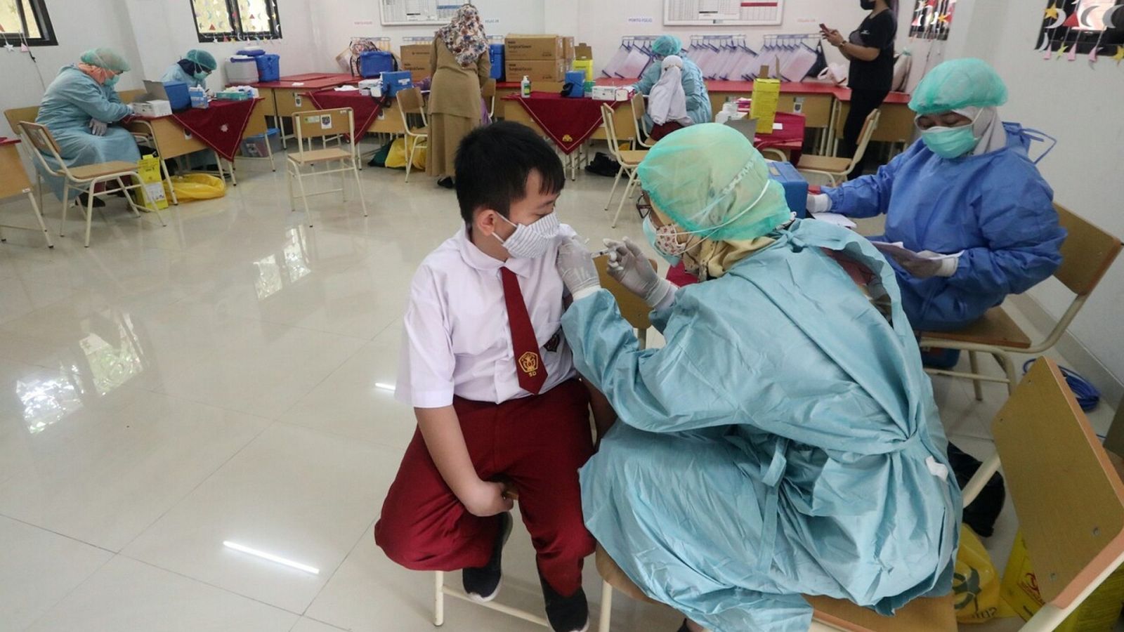 Vacunción en Indonesia