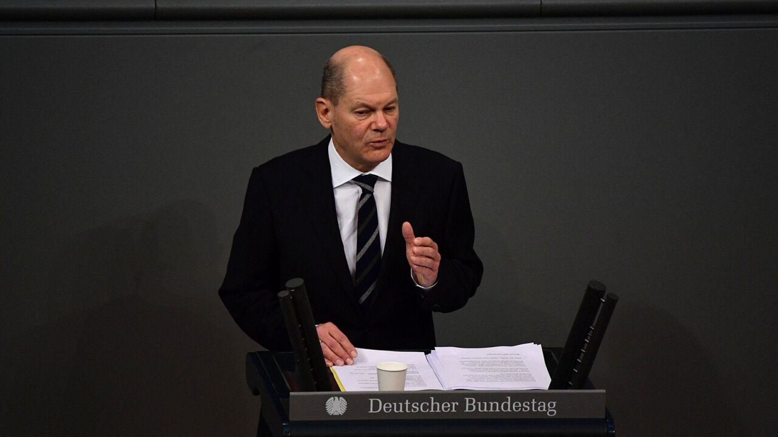 Olaf Scholz, en su primer discurso como canciller de Alemania