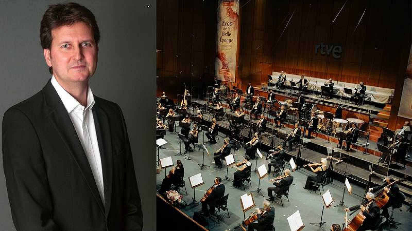 El maestro Miguel Guerra y la Orquesta Sinfónica RTVE