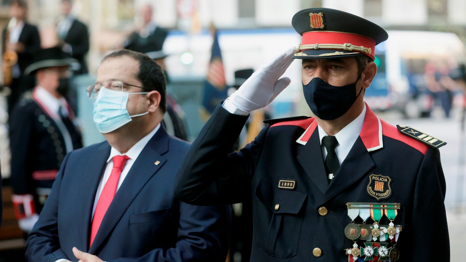 El mayor de los Mossos d'Esquadra Josep Lluis Trapero