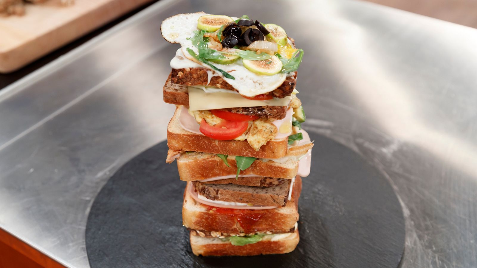 Receta de sándwich gigante de Carla