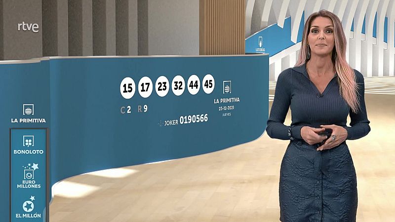 Sorteo de la BonoLoto, Primitiva y Loter�a Nacional del jueves 23 de diciembre