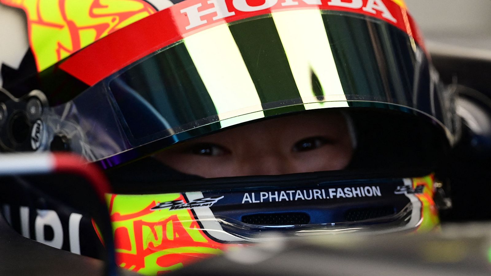 Imagen de archivo del piloto Yuki Tsunoda en el circuito Hermanos Rodriguez de Ciudad de México.