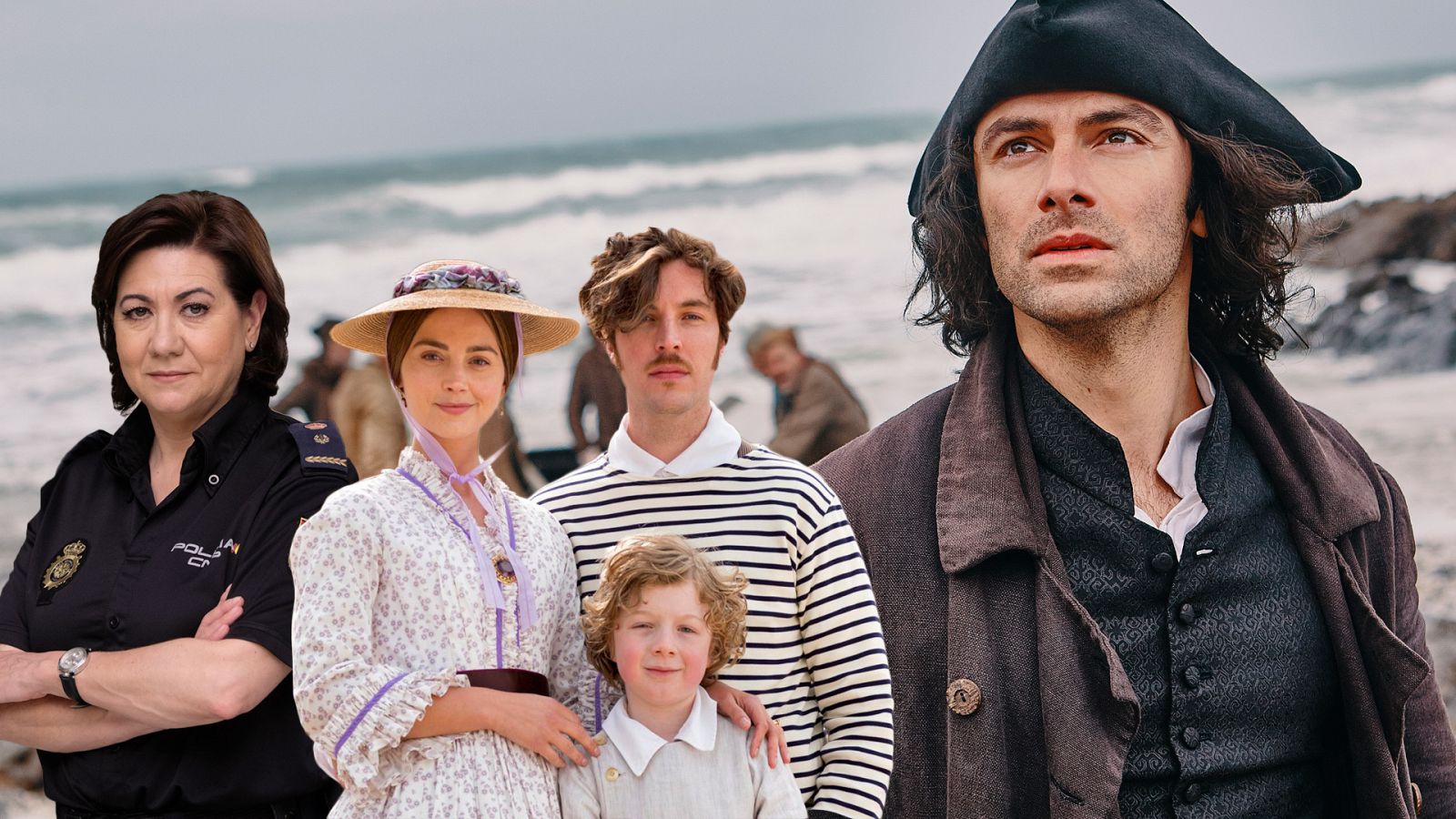 Servir y proteger y Poldark, las series más vistas de RTVE Play