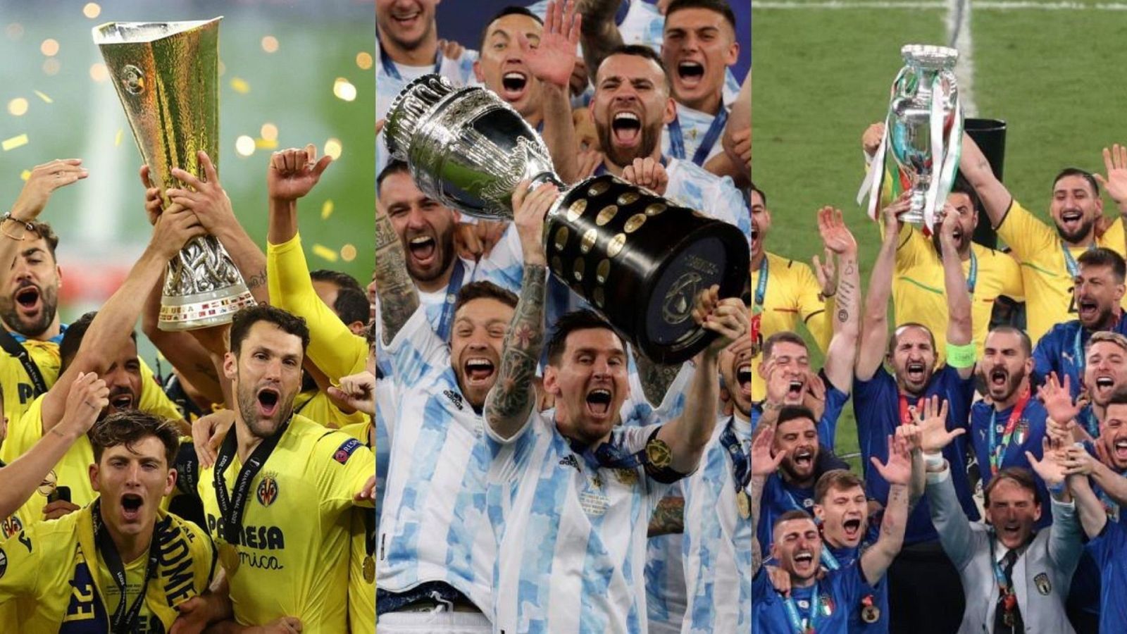 Villarreal, Argentina e Italia son algunos de los protagonistas más importantes de 2021