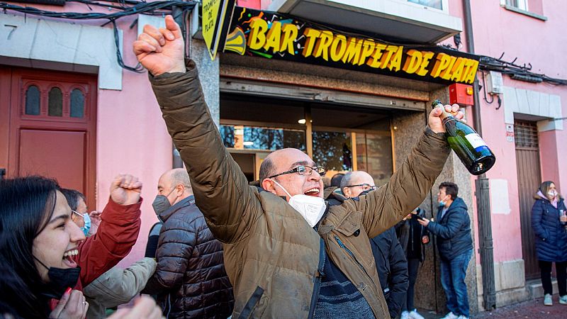 El 41.665, primer premio de la Lotera del Nio, cae ntegramente en Logroo