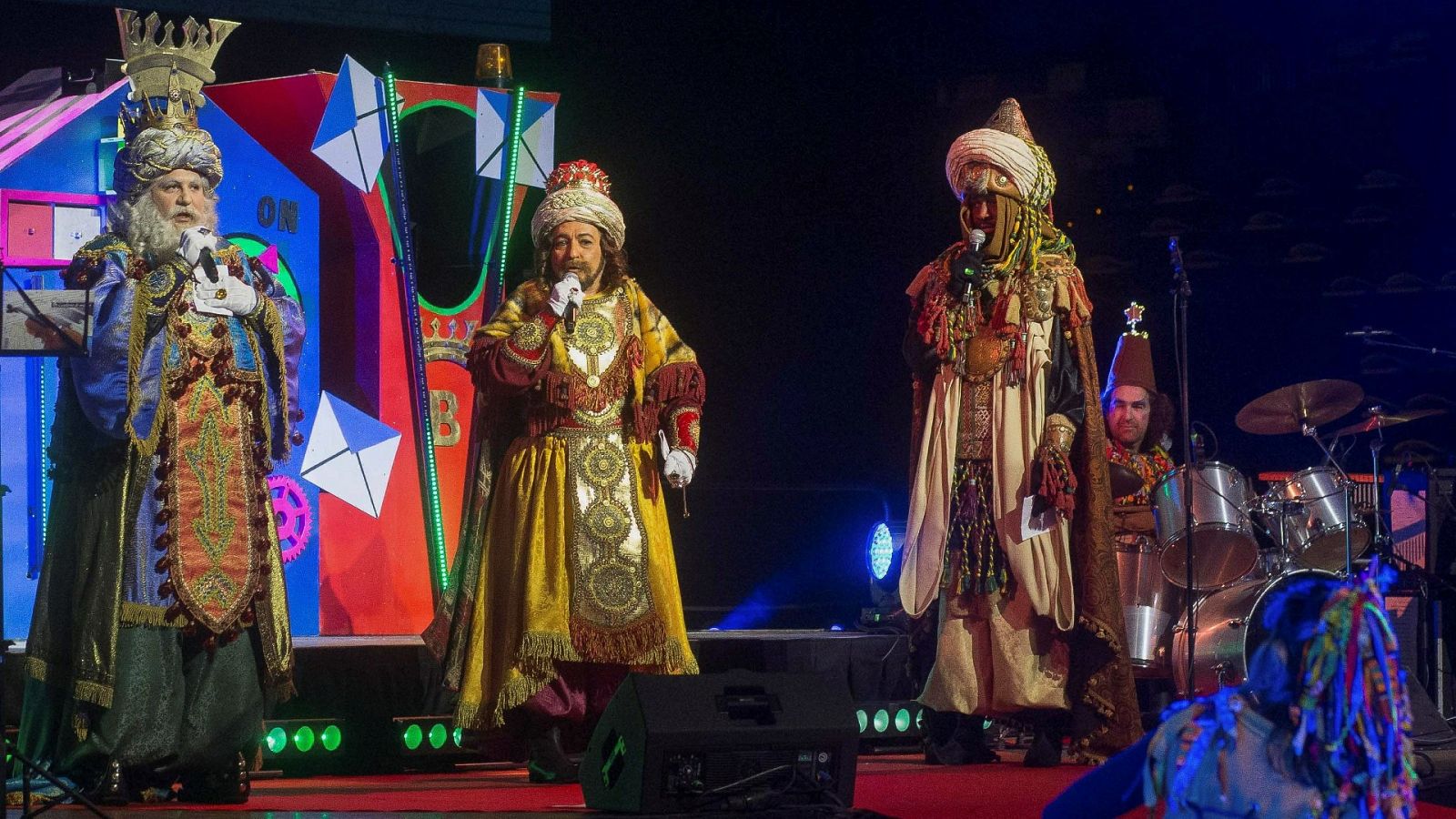 Los Reyes Magos son recibidos en el pabellón Bilbao Arena