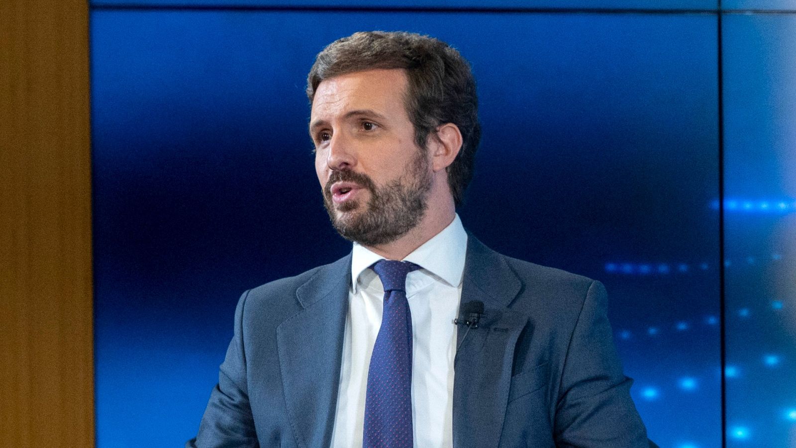 El presidente del PP, Pablo Casado