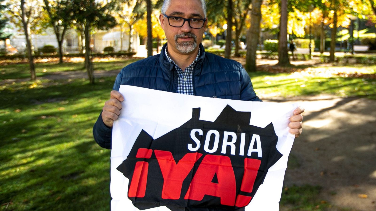 Uno de los portavoces de la plataforma Soria ¡YA!