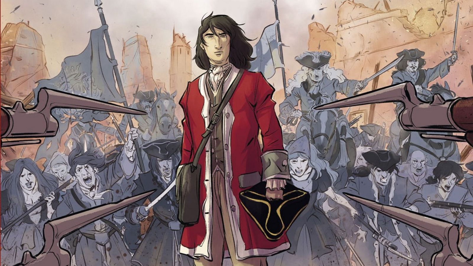 Detalle de la portada de 'Victus'