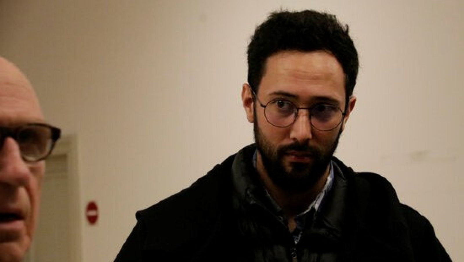 Imatge del raper mallorquí Josep Miquel Arenas, àlies Valtònyc a Brusel·les