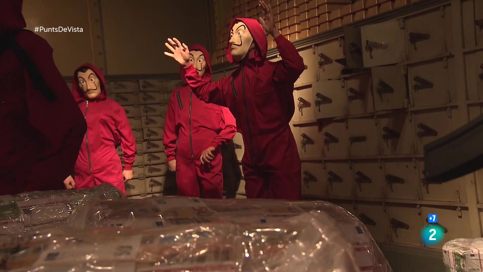 Els personatges de "La Casa de Papel" al Museu de Cera de Barcelona
