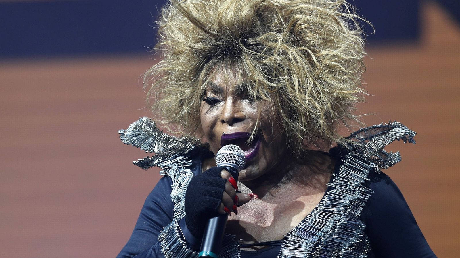 La cantante brasileña Elza Soares durante el festival Rock in Río 2019