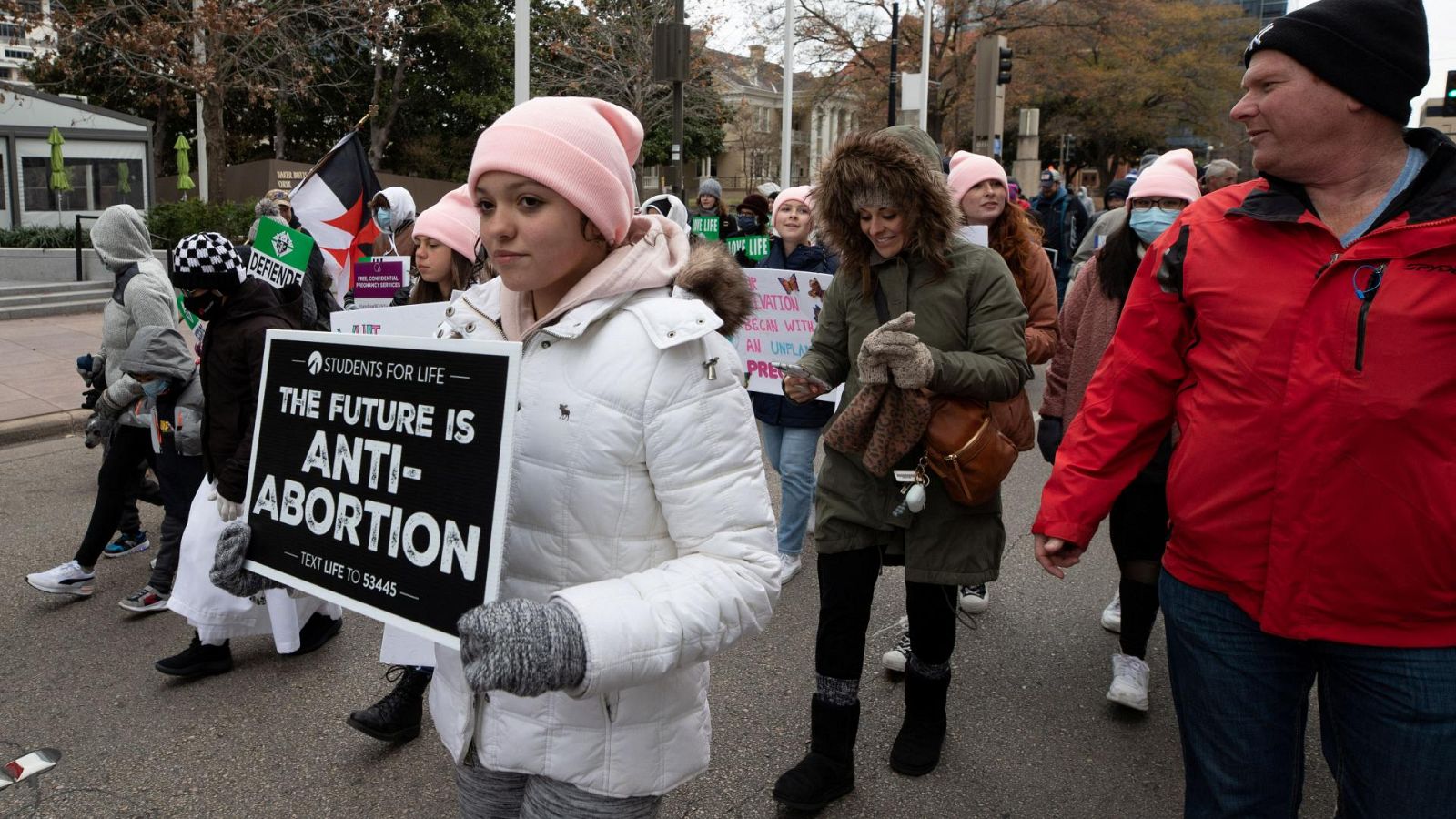 Manifestacion en contra del aborto