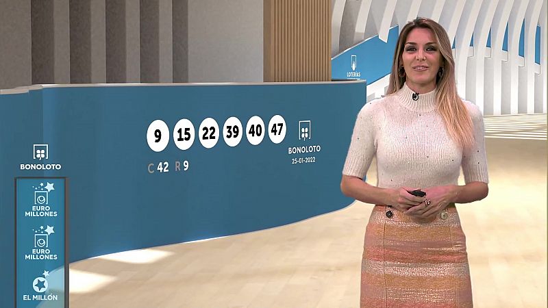 Sorteo de la BonoLoto y Euromillones del martes 25 de enero