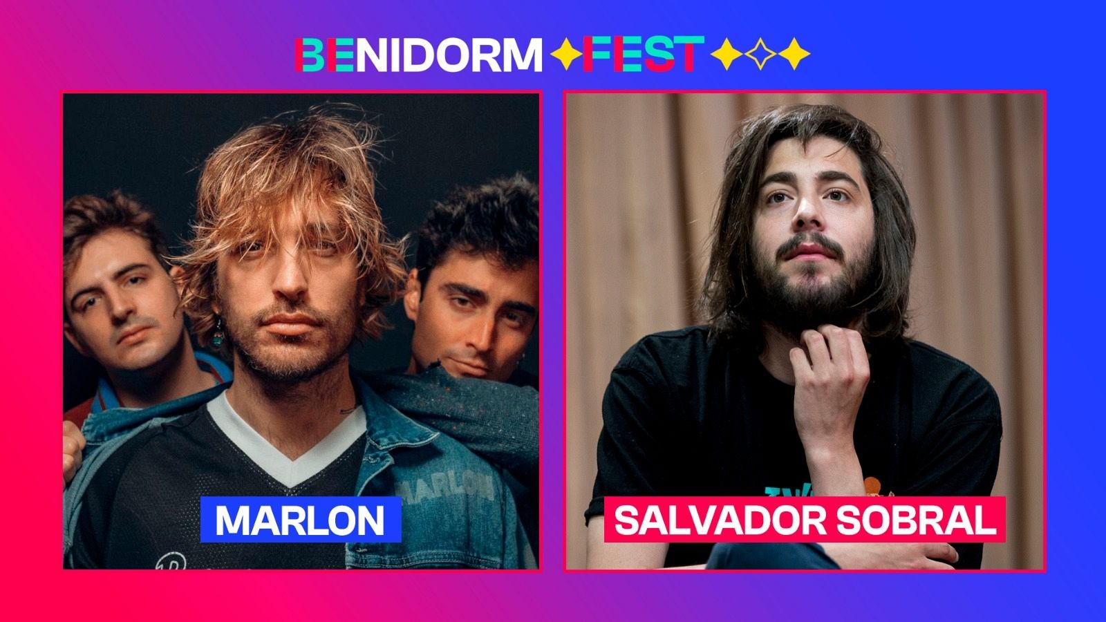 Salvador Sobral y Marlon, los artistas invitados de la Primera Semifinal del Benidorm Fest