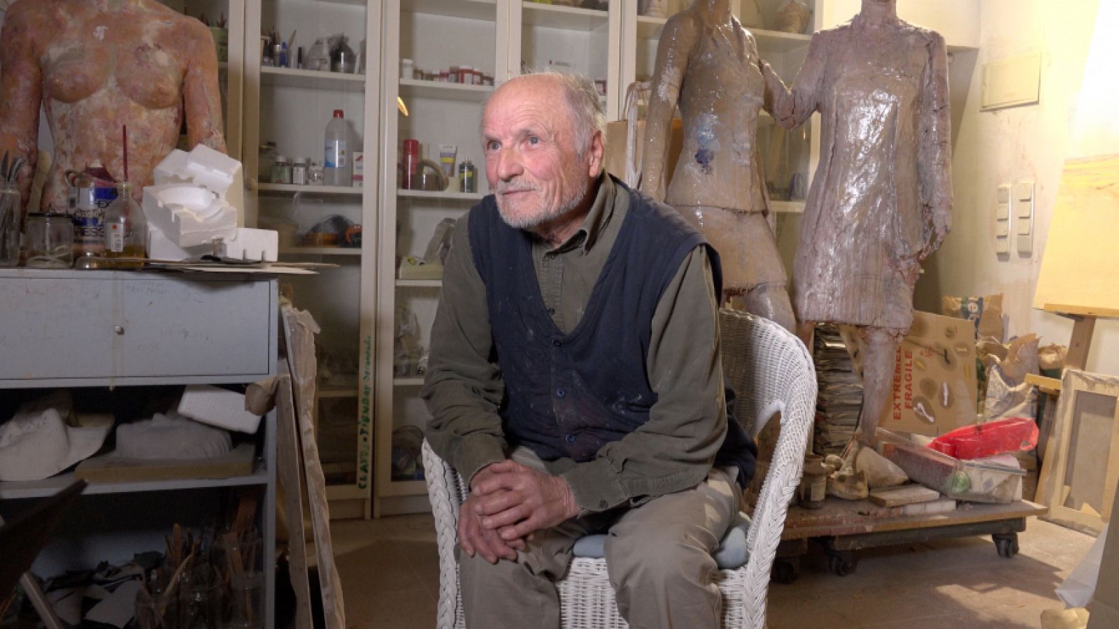 El pintor Antonio López en una imagen de archivo