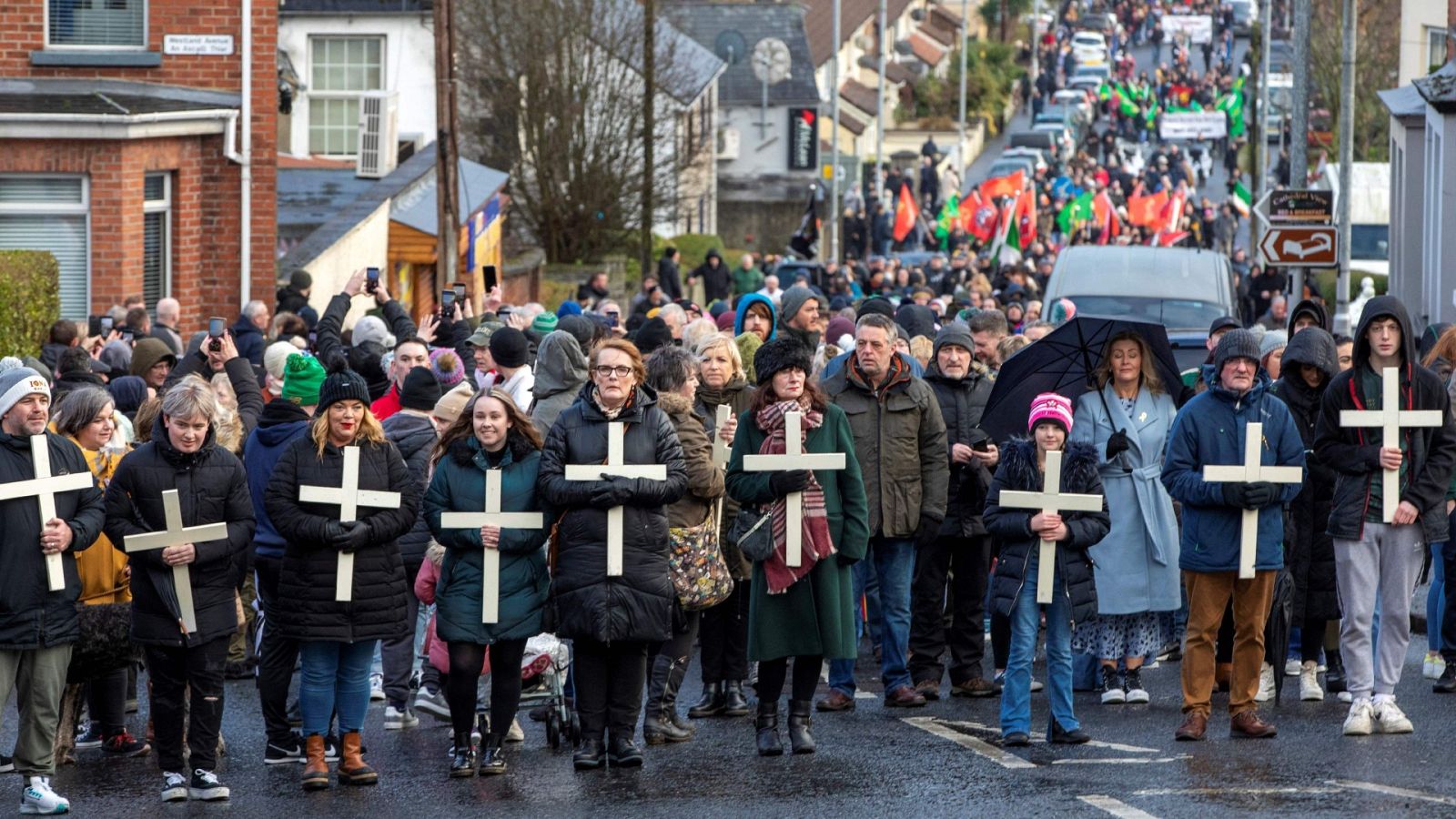 Marcha en Derry en recuerdo a los muertos del Domingo Sangriento