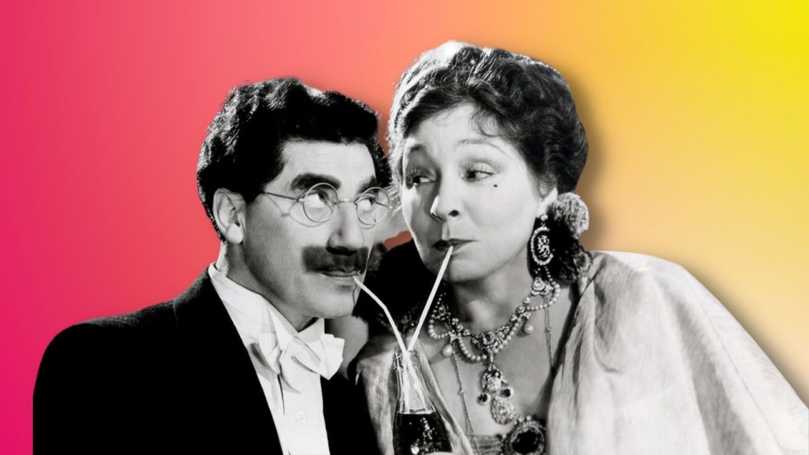 Groucho Marx y Margarett Dumont, una pareja desternillante