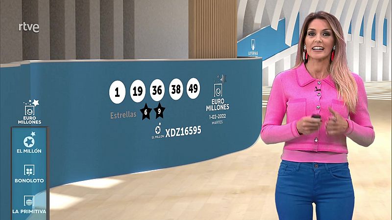 Sorteo de la BonoLoto y Euromillones del martes 1 de febrero