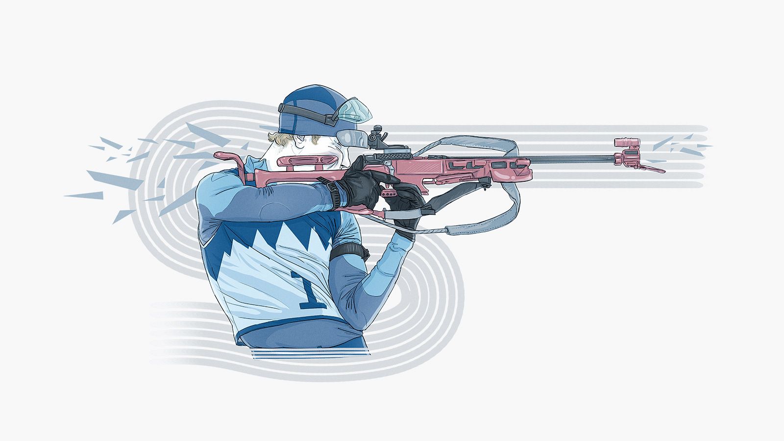 El biatlón, inspirado en técnicas de supervivencia, combina el tiro y el esquí de fondo