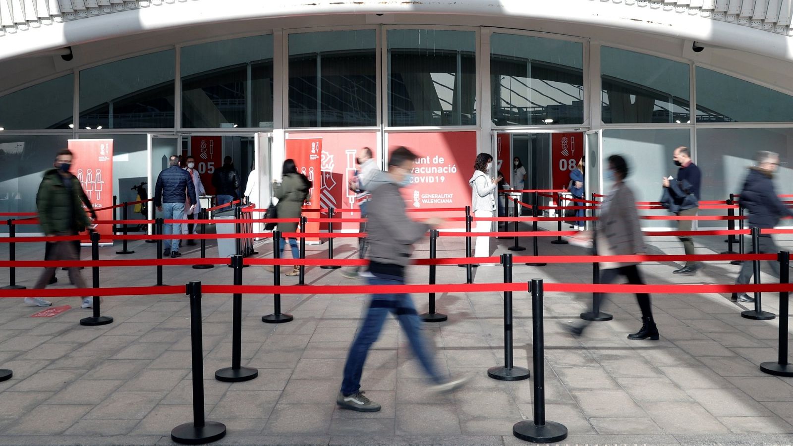 Vacunódromo reabierto para acelerar la administración de la dosis de refuerzo de la vacuna contra la COVID-19