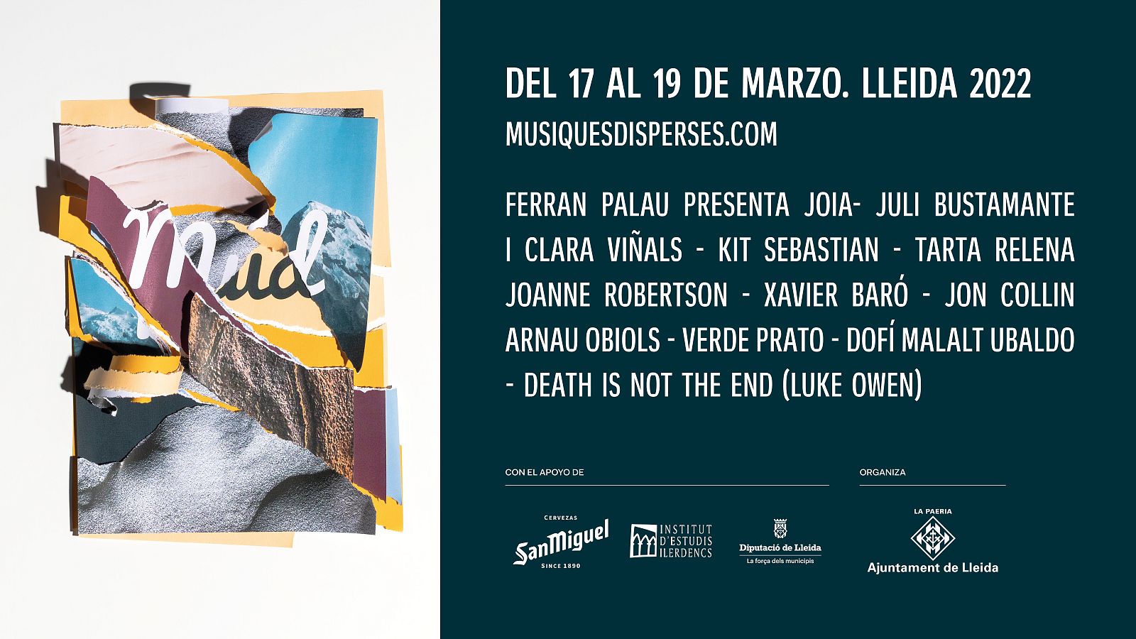 Músiques Disperses se celebrará  del 17 al 19 de marzo en Lleida